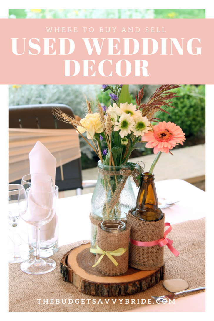 Used Wedding Decor
 Where to Buy and Sell Used Wedding Decor line