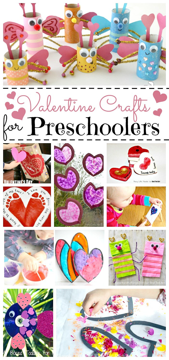 Valentine Arts And Crafts For Preschoolers
 Valentine Crafts for Preschoolers Red Ted Art s Blog