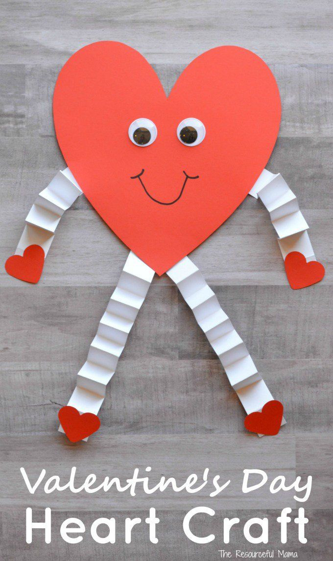 Valentine Arts And Crafts For Preschoolers
 Valentine s Day Heart Craft for Kids