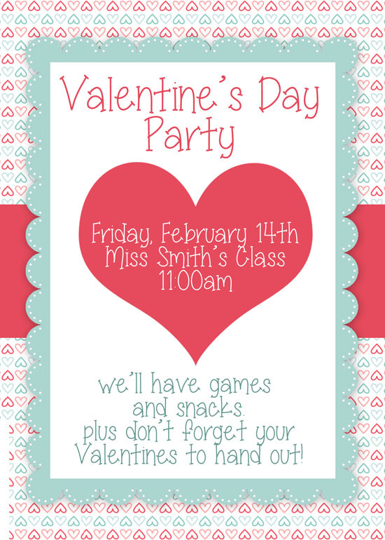 Valentine Birthday Invitations
 Valentine s Day Party FREE Printables How to Nest for Less™