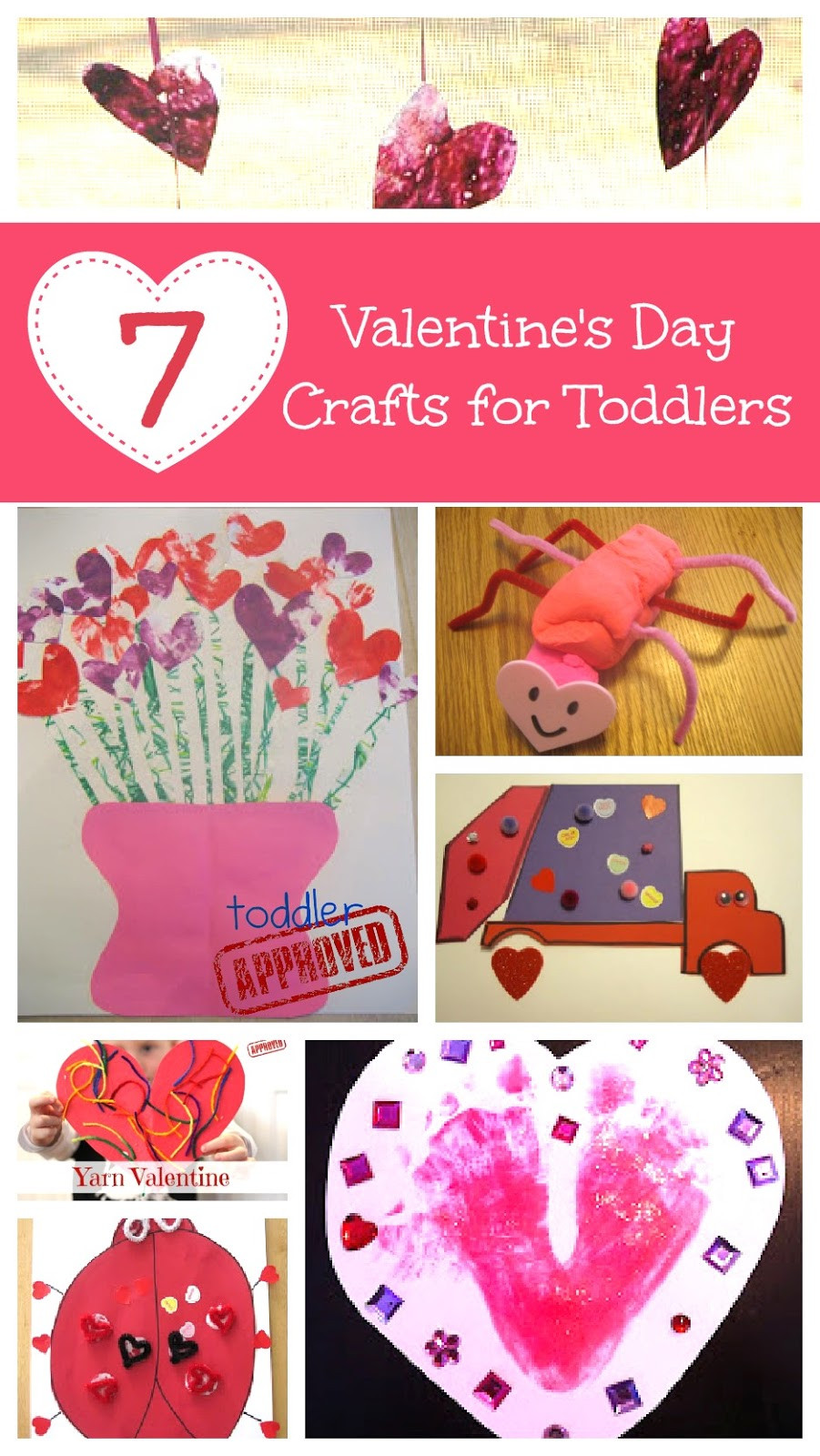 Valentine Craft Ideas For Toddlers
 Toddler Approved 7 Valentine s Day Crafts for Toddlers