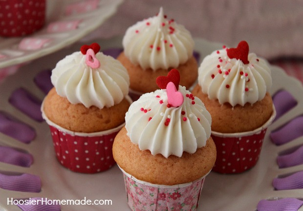 Valentine Cupcakes Recipe
 Pink Velvet Cupcakes for Valentine s Day Hoosier Homemade