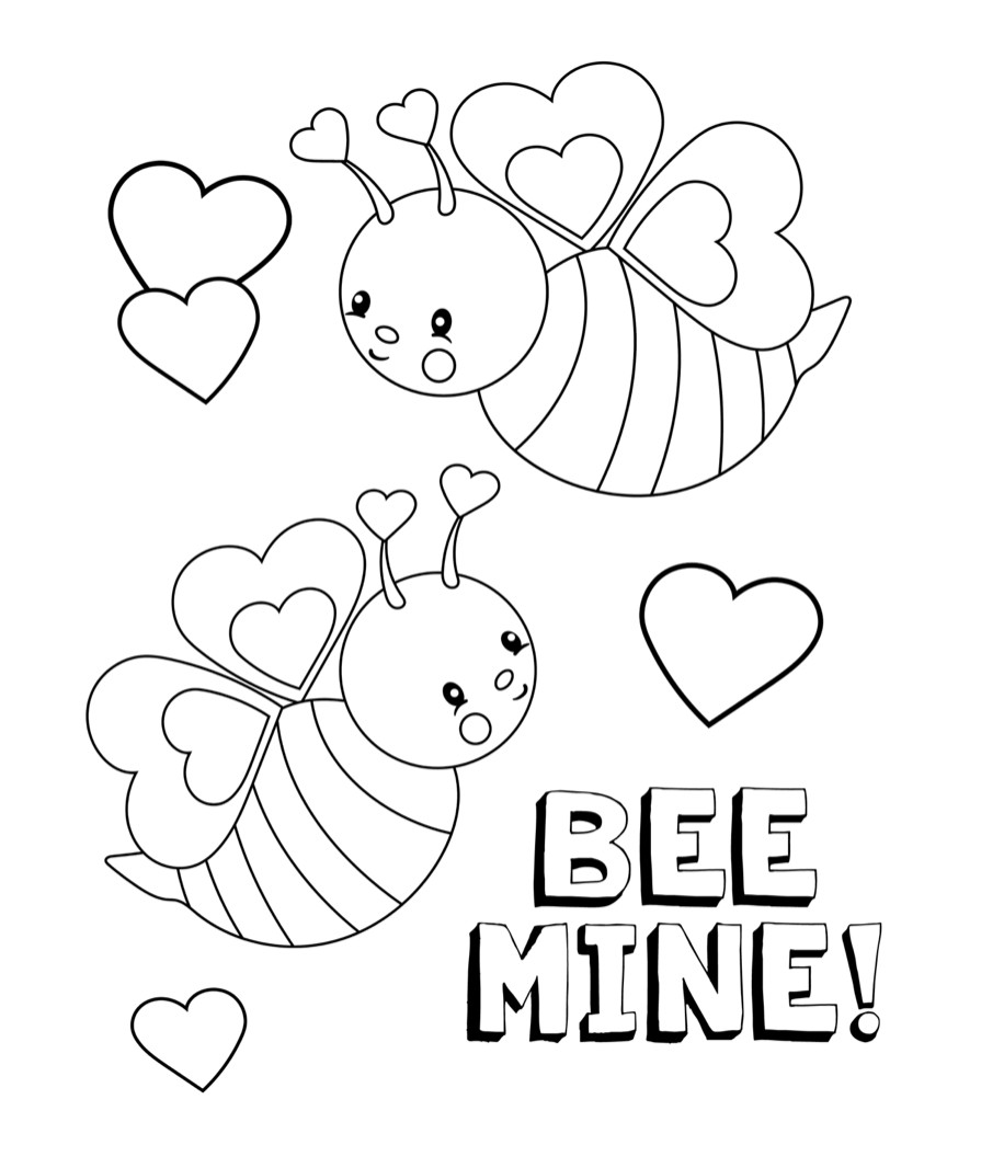 Valentine Day Coloring Pages Printable
 Valentine s Coloring Pages Crazy Little Projects