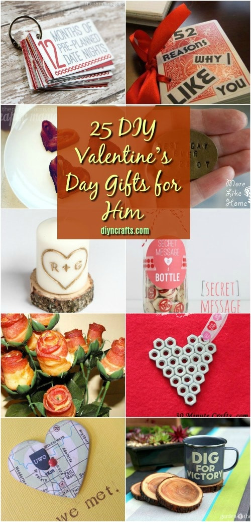 Valentine Day Gift Ideas For Him
 25 DIY Valentine’s Day Gifts That Show Him How Much You
