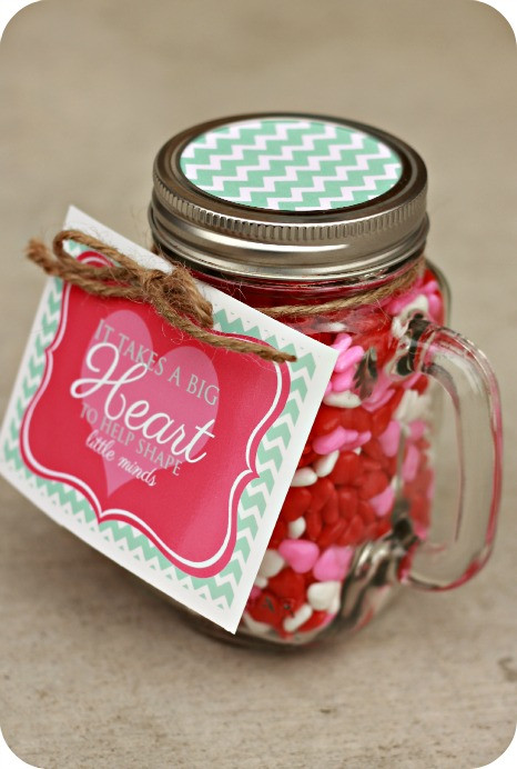 Valentine Gift Baskets Children
 Easy Valentine Gift Ideas for the Teacher Happy Home Fairy