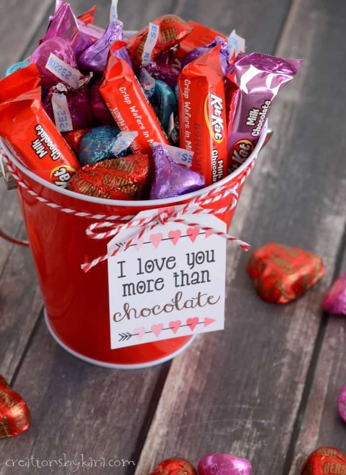 Valentine Gift Baskets Children
 Chocolate Lover s Valentine s Gift Baskets with Printable