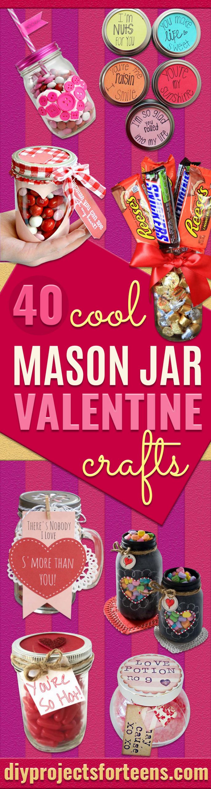 Valentine Gift Ideas For A Teenage Girl
 34 Mason Jar Valentine Crafts
