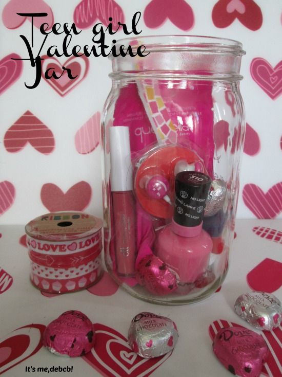 Valentine Gift Ideas For A Teenage Girl
 Tickled Pink Valentine s Day Jar plus a FREE Printable