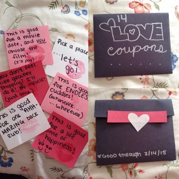 Valentine Gift Ideas For Boyfriend Diy
 Part of the diy valentine t I made for my boyfriend
