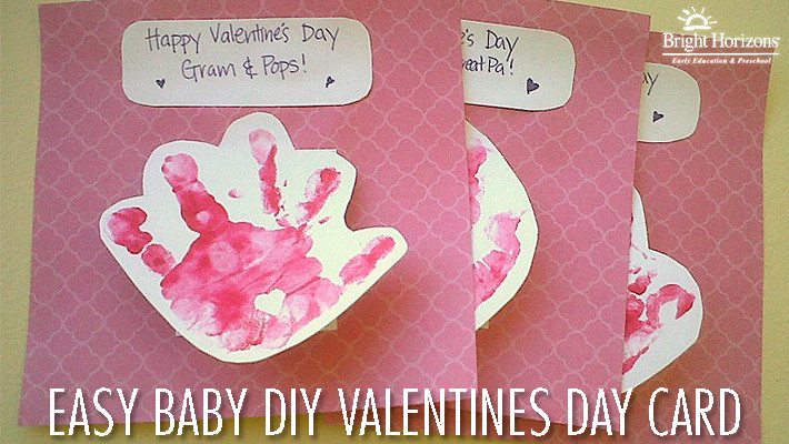 Valentine Gift Ideas For Infants
 Easy Baby DIY Valentine s Day Card