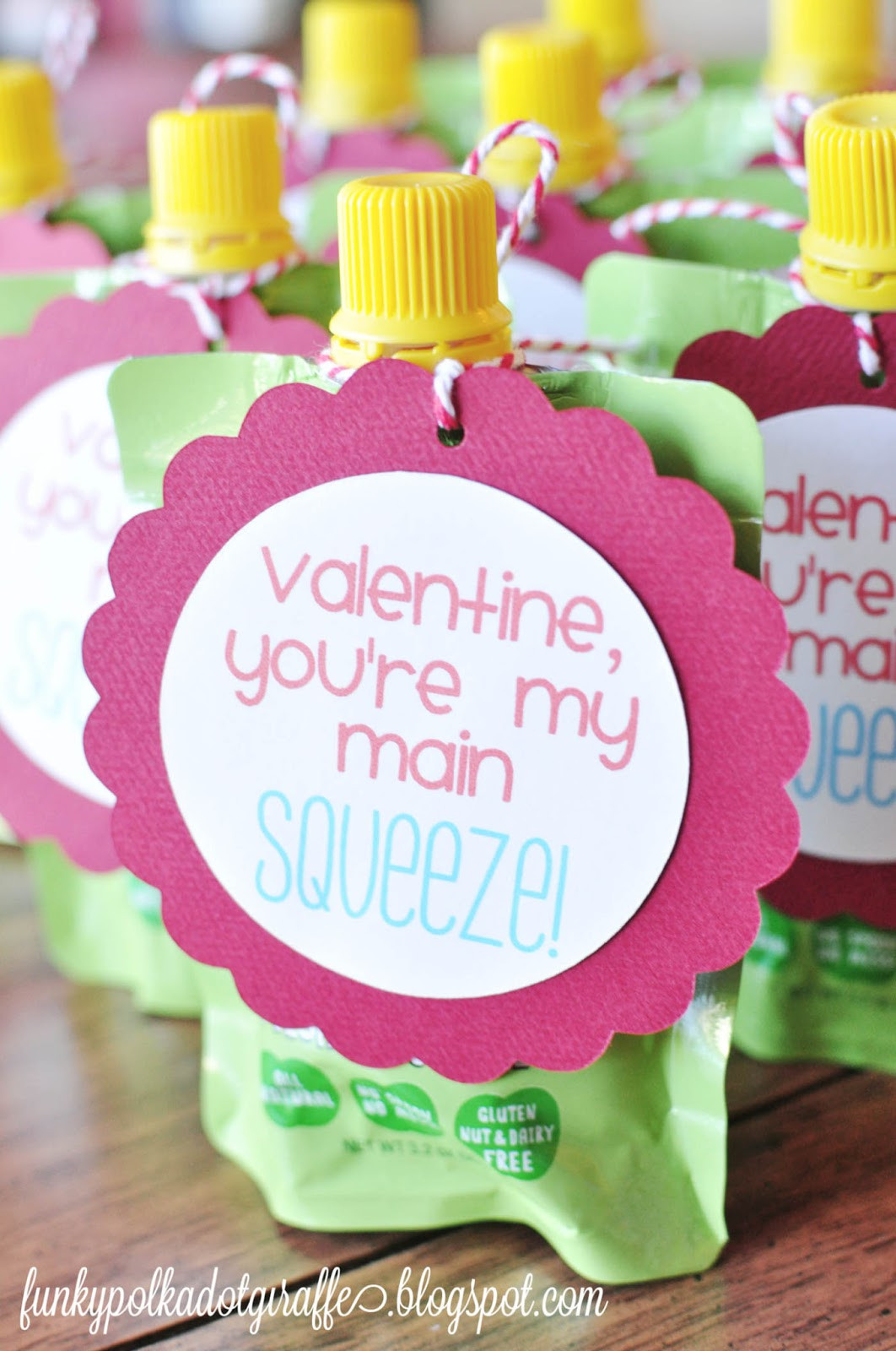 Valentine Gift Ideas For Infants
 Funky Polkadot Giraffe Preschool Valentines You re My