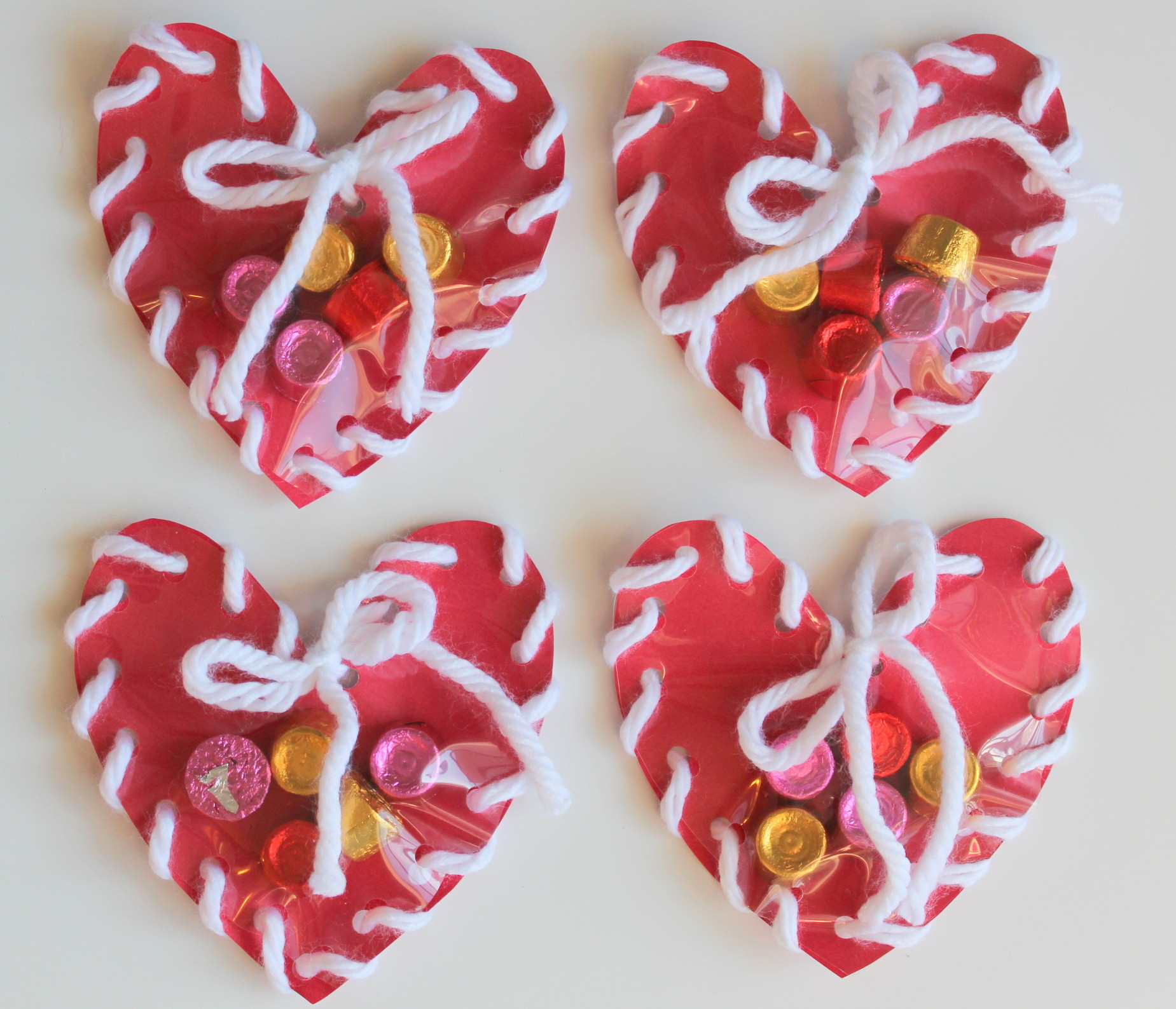 Valentine Kids Craft Ideas
 Lollydot Hand Sewn Paper Heart Valentine Craft for Kids