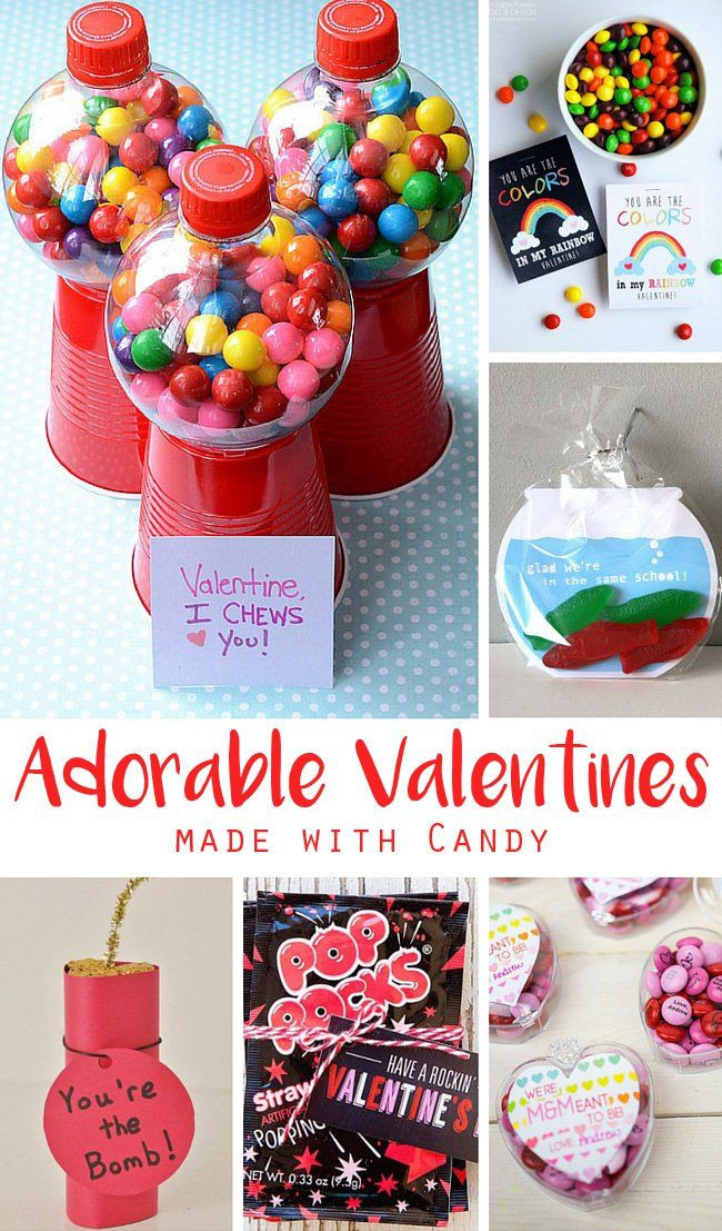 Valentine School Gift Ideas
 100 Class Valentines that Kids Can Make & Give