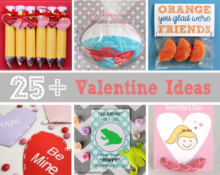 Valentine School Gift Ideas
 25 DIY School or friend Valentine Ideas