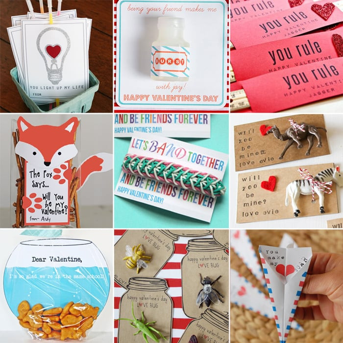 Valentine School Gift Ideas
 DIY Printable School Valentine s Day Cards For Kids