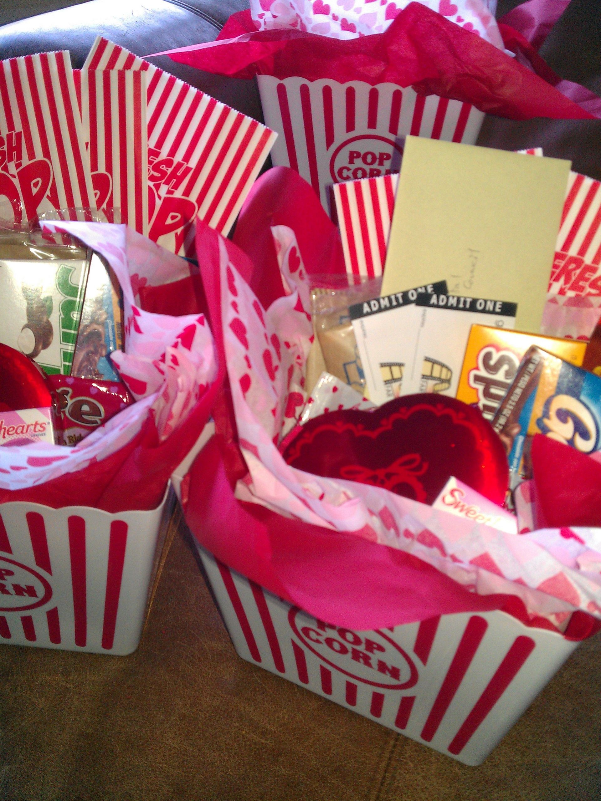 Valentine'S Day Gift Delivery Ideas
 Valentines Day Movie Baskets Would be fun to make a