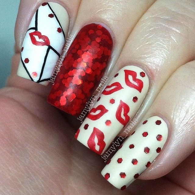 Valentines Acrylic Nail Designs
 Valentine Day Best Romantic Nail Art Designs 2018 2019 Trends