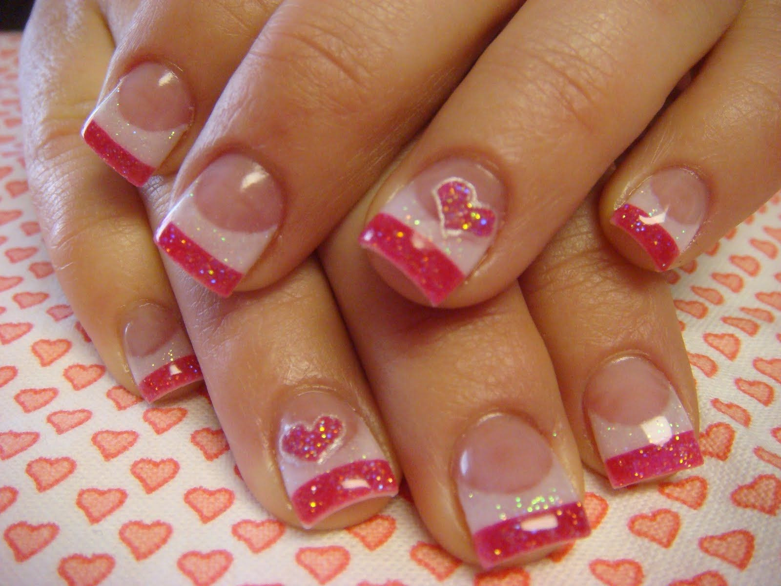 Valentines Acrylic Nail Designs
 Pin by Brenda Elgin on fashions