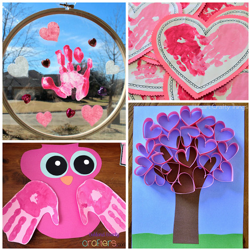 Valentines Art And Craft For Kids
 Here are a bunch of creative valentine s day handprint