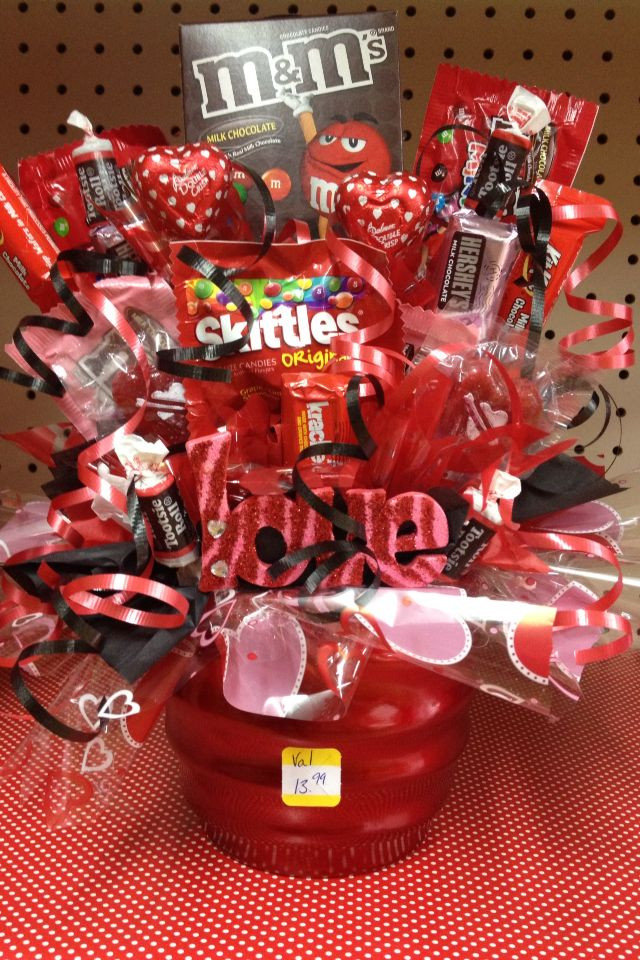 Valentines Day Candy Gift
 Candy Bouquet