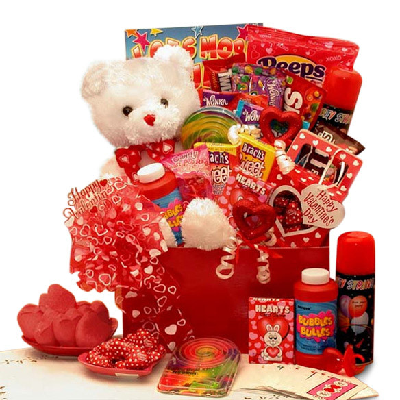 Valentines Gift Baskets Kids
 Bear Hugs Kids Valentine Gift Box