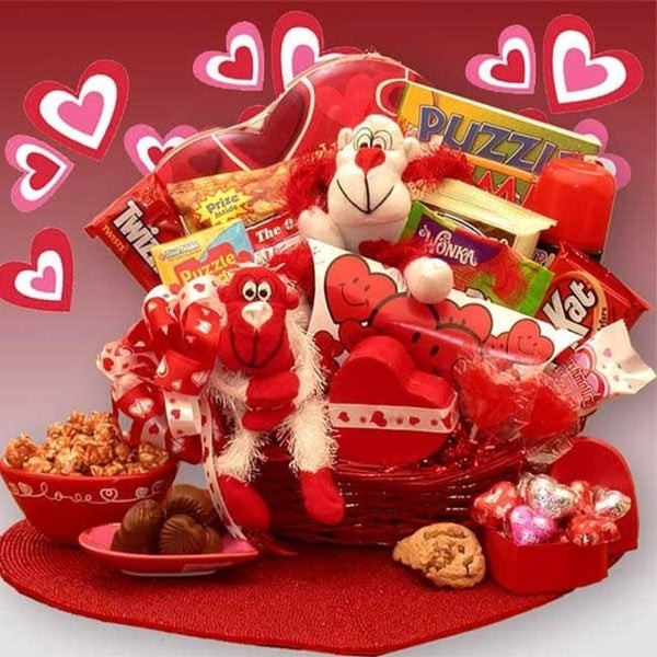Valentines Gift Baskets Kids
 Shop A Little Monkey Business Kids Valentine s Gift Basket