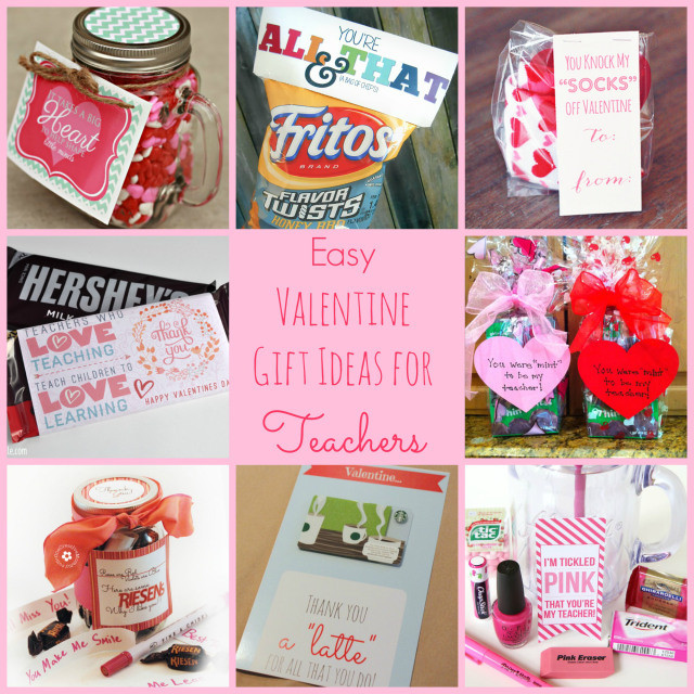 Valentines Gift Ideas
 Easy Valentine Gift Ideas for the Teacher Happy Home Fairy
