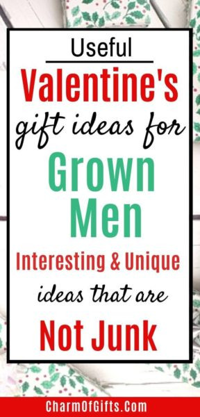 Valentines Guy Gift Ideas
 Best Valentine s Gift Ideas for Grown Men 30 And Over