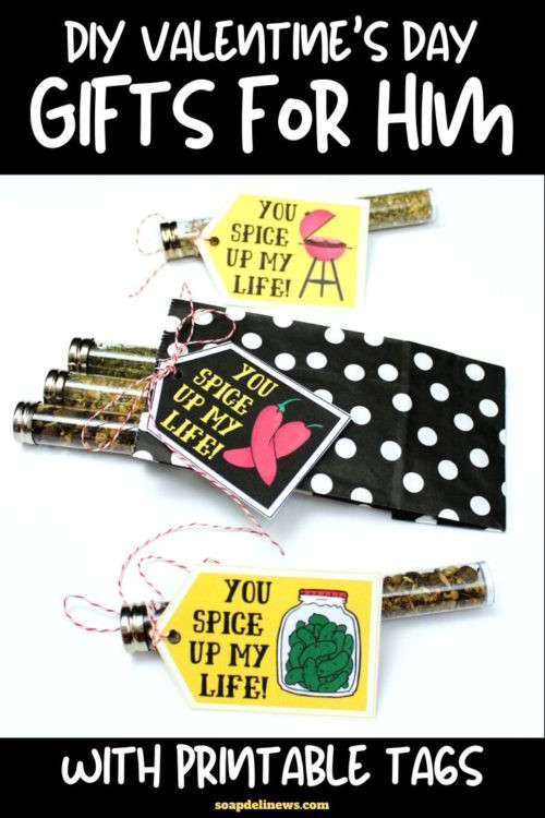 Valentines Guy Gift Ideas
 DIY Valentine s Day Gifts for Him with Printable