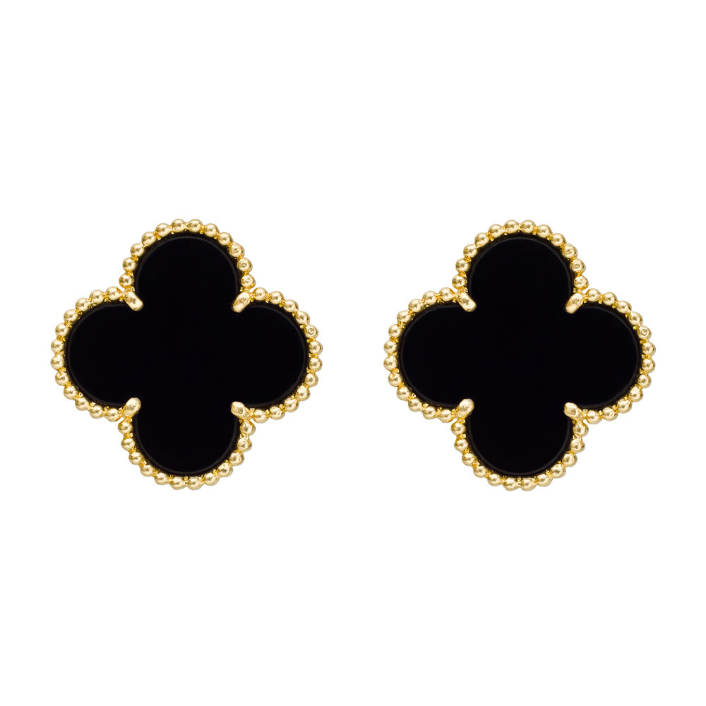 Van Cleef And Arpels Earrings
 Van Cleef & Arpels Black yx "Magic Alhambra" Earrings