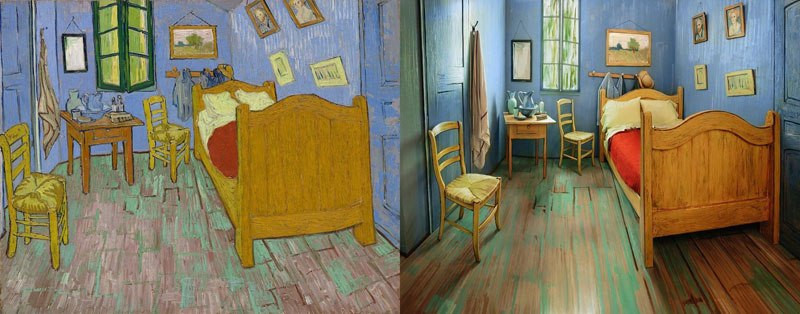 Van Gogh Bedroom Painting
 Museum Recreates Van Gogh’s Bedroom Painting and Puts it