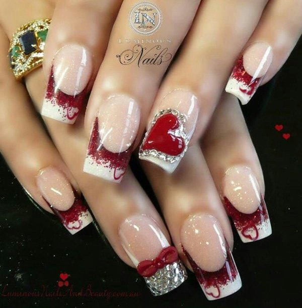 Vday Nail Designs
 Amazing Nail Art Valentine Day Special