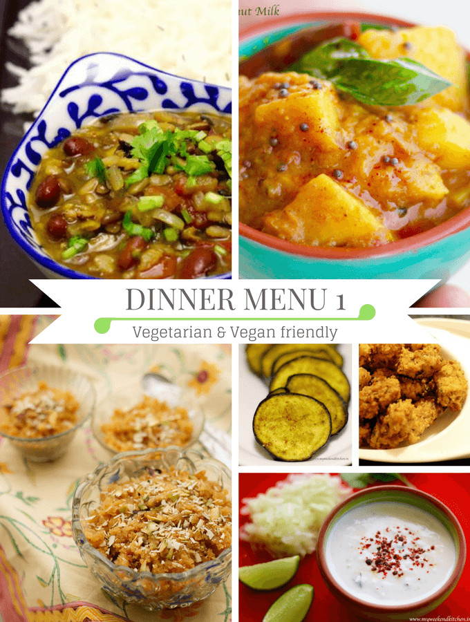 Vegan Dinner Party Menu Ideas
 4 Dinner Ideas with recipes for Diwali