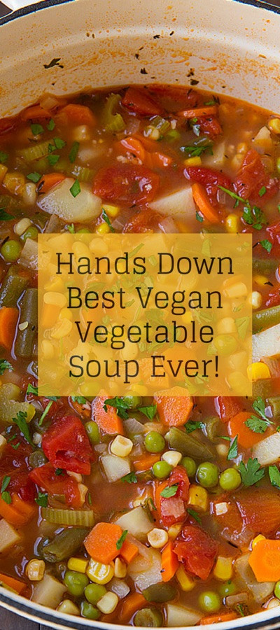 Vegan Vegetable Soup Recipes
 Most Delicious Vegan Ve able Soup Pushing Donuts