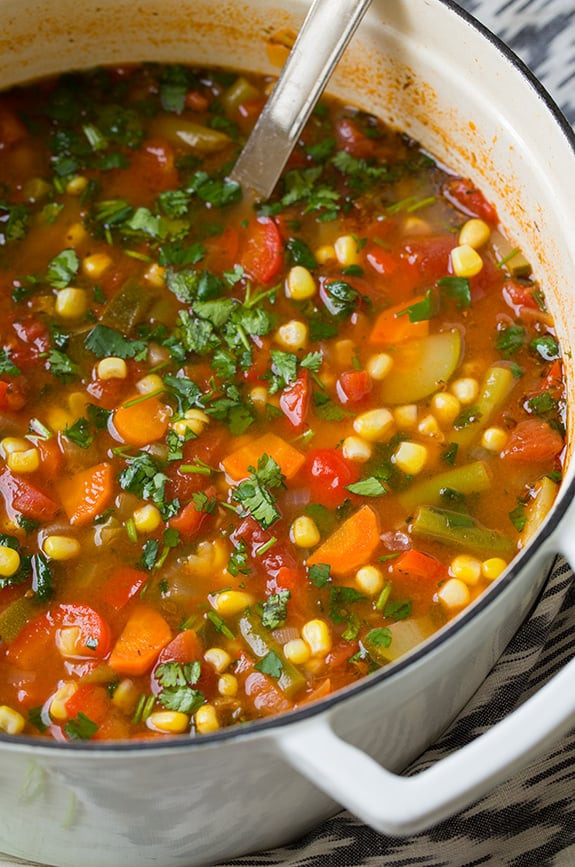 Vegan Vegetable Soup Recipes
 Mexican Ve able Soup
