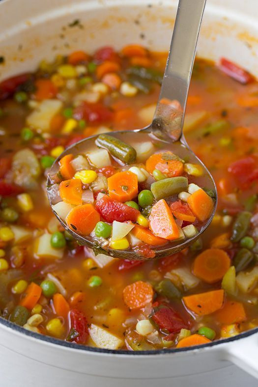 Vegan Vegetable Soup Recipes
 Ve able Soup 100x better than the canned stuff This