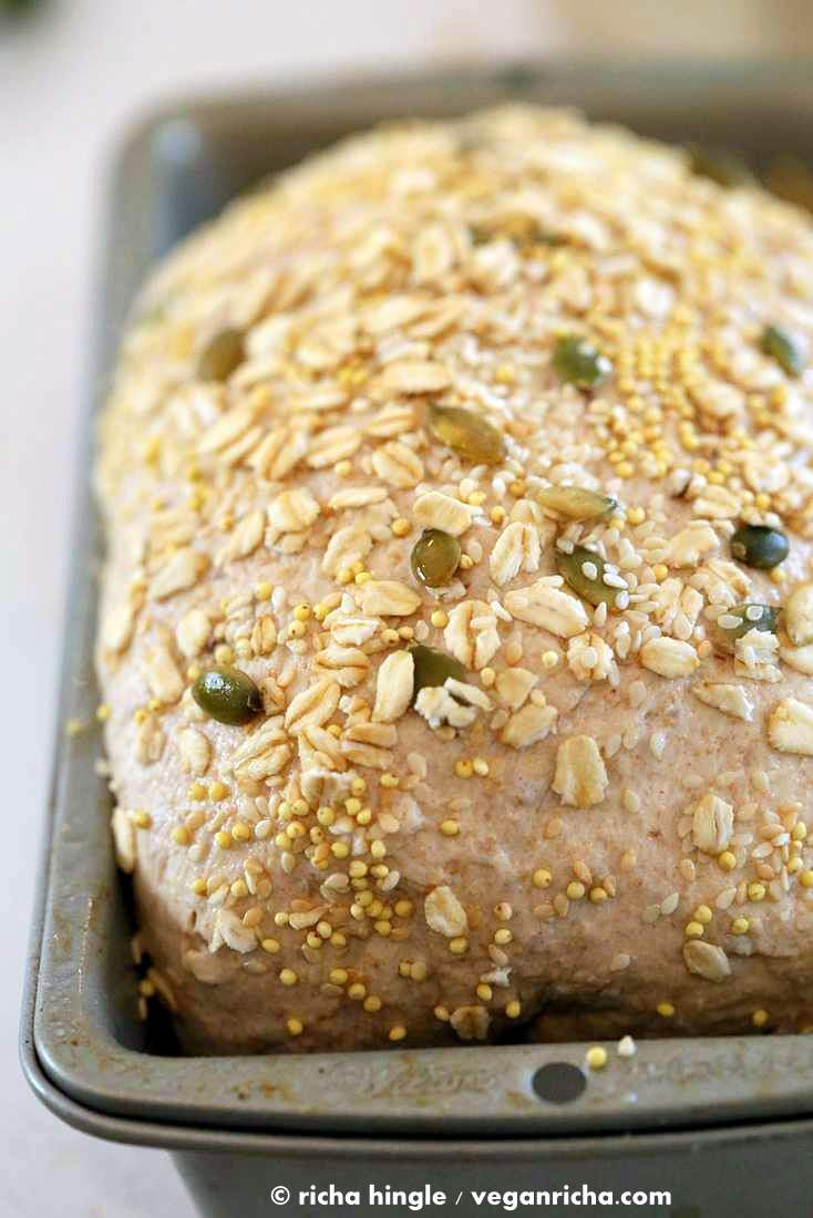 Vegan Whole Wheat Bread Recipes
 Whole Grain Seed Bread Recipe Vegan Richa