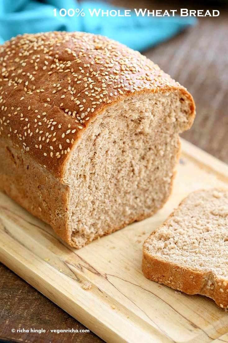 Vegan Whole Wheat Bread Recipes
 Whole Wheat Bread Recipe Vegan Richa
