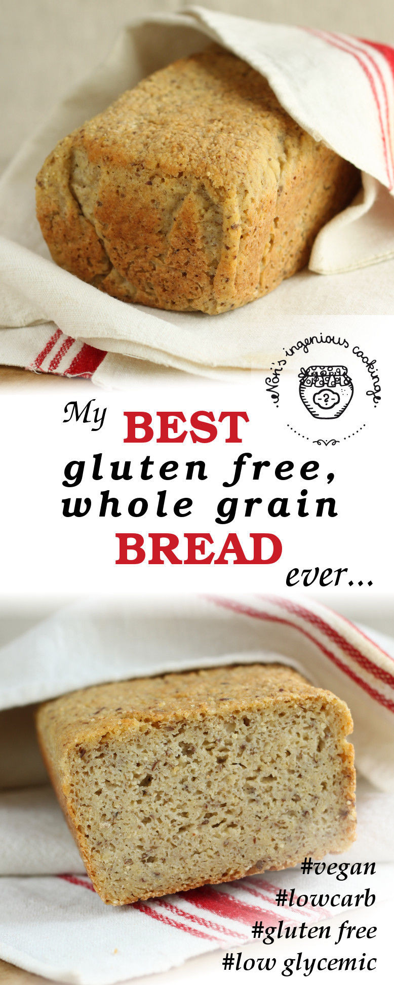 Vegan Whole Wheat Bread Recipes
 My best gluten free whole grain bread ever vegan