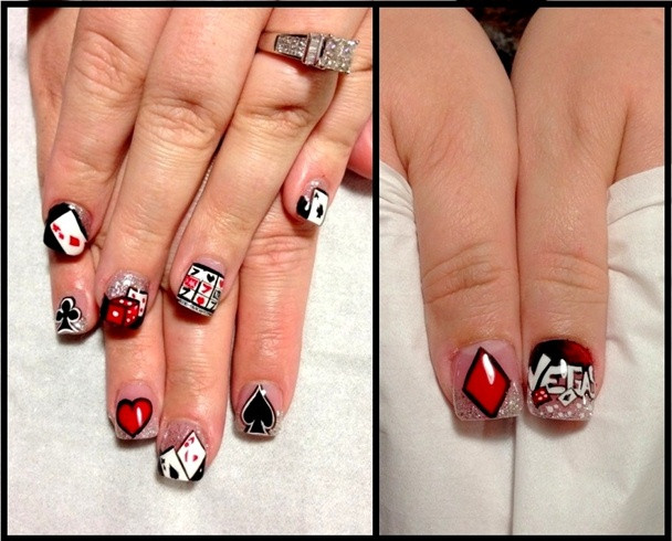 2. Sparkle and Shine: Vegas Nail Art - wide 2