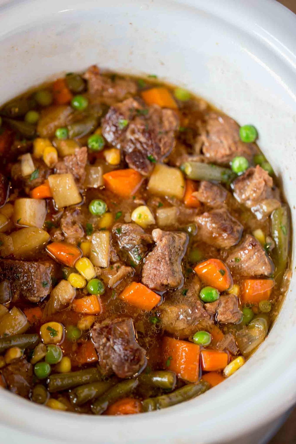 Vegetable Beef Stew Soup
 Slow Cooker Ve able Beef Soup