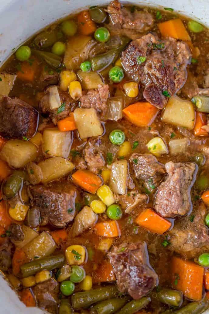 Vegetable Beef Stew Soup
 Slow Cooker Ve able Beef Soup Dinner then Dessert