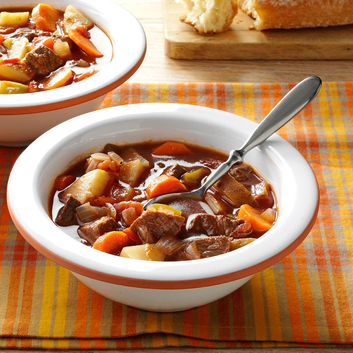 Vegetable Beef Stew Soup
 Chunky Beef & Ve able Soup Recipe