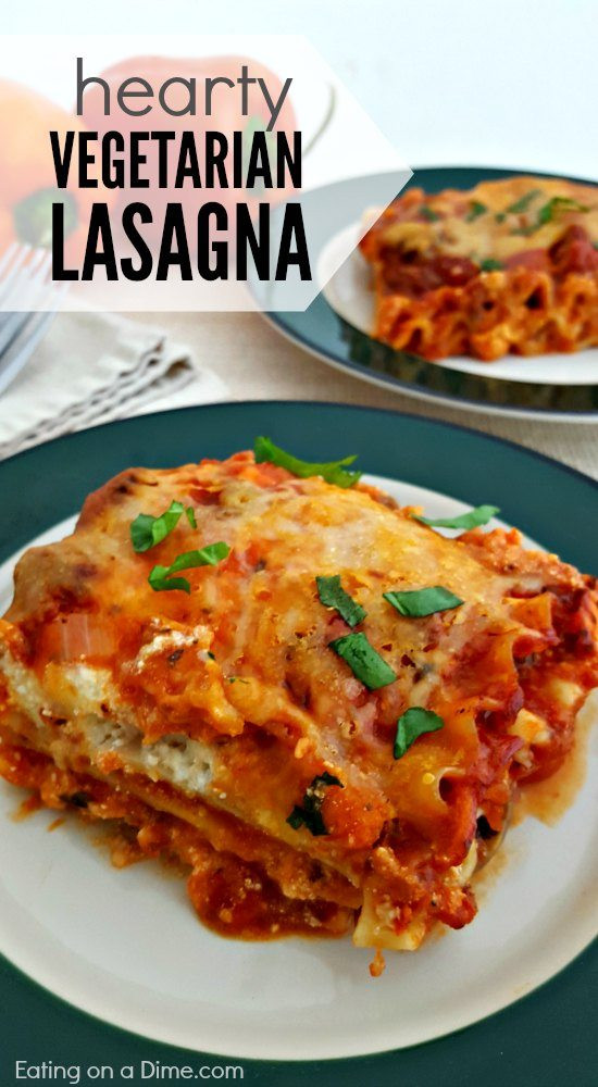 Vegetarian Lasagna Recipe
 Easy Ve arian Lasagna Recipe Meatless Lasagna Everyone