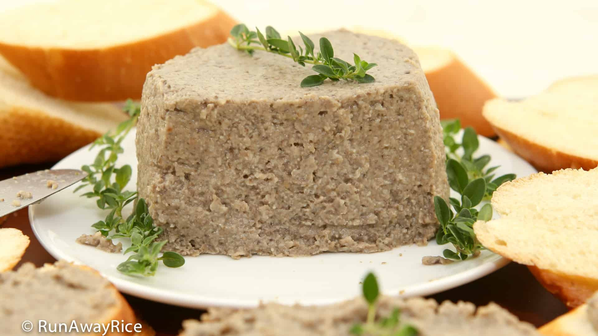 Vegetarian Pate Recipes
 Ve arian Pate Faux Gras Pate Chay Easy Recipe with