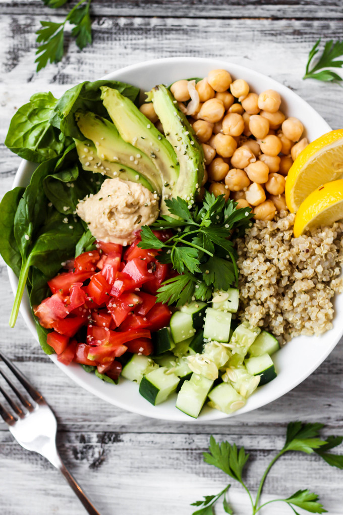 Vegetarian Quinoa Bowl Recipes
 Greek Quinoa Buddha Bowl & A Special Announcement