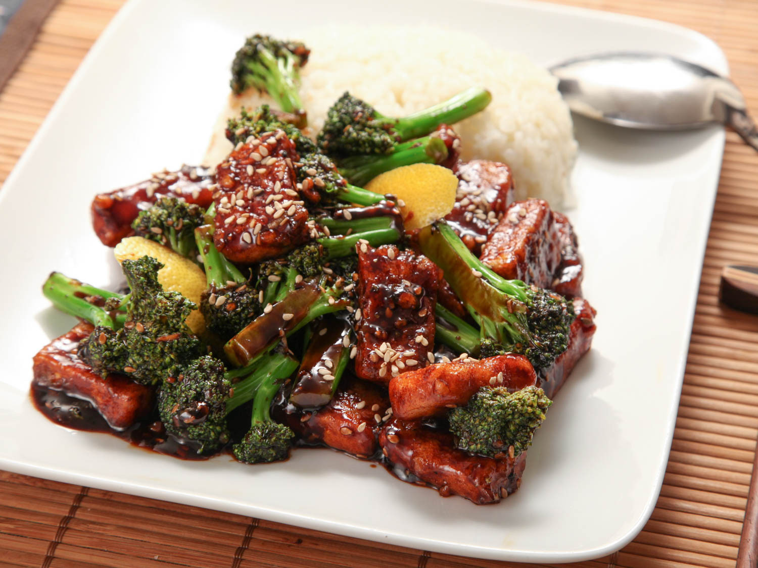 Vegetarian Recipes With Tofu
 Vegan Crispy Stir Fried Tofu With Broccoli Recipe