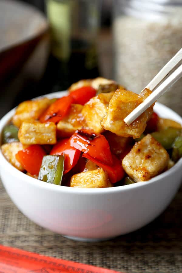 Vegetarian Recipes With Tofu
 Sweet and Sour Tofu Recipe Pickled Plum Food And Drinks