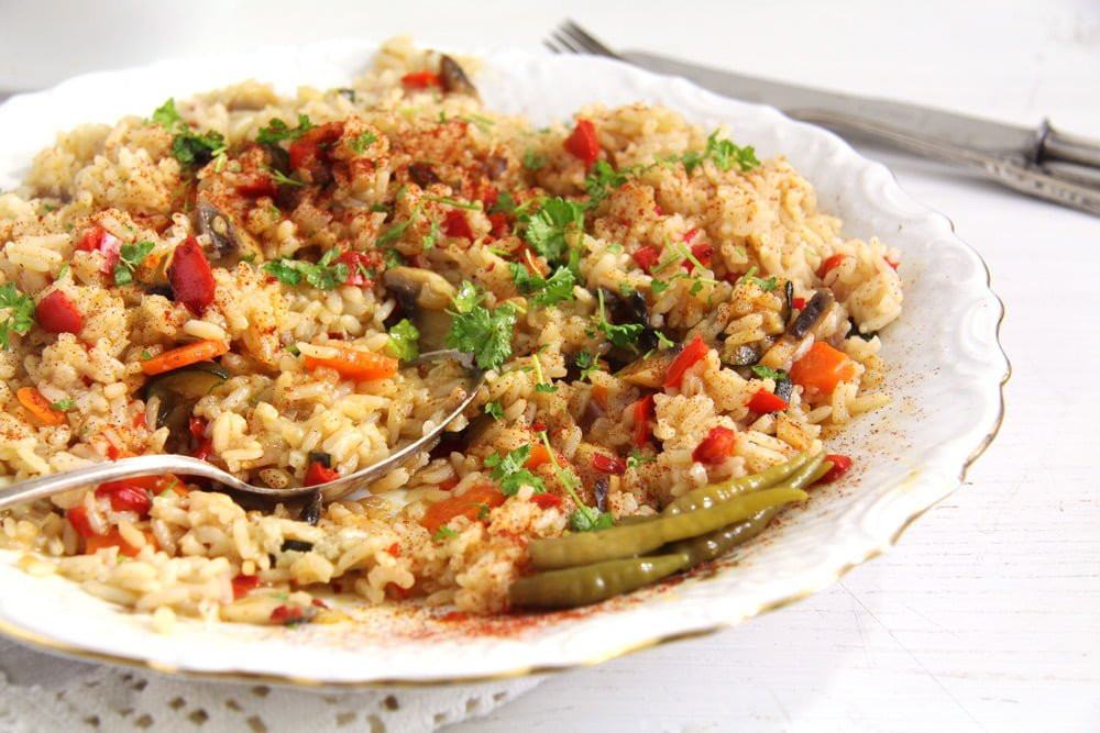 Vegetarian Rice Recipes Main Dish
 Romanian Ve able Rice