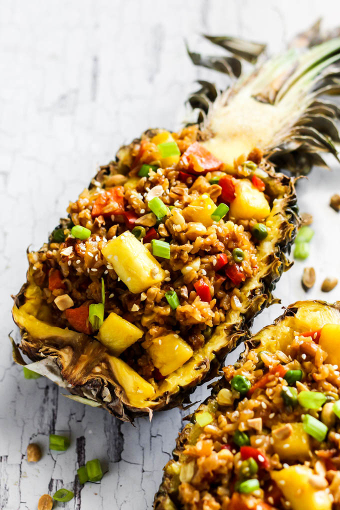 Vegetarian Rice Recipes Main Dish
 Easy Pineapple Fried Rice vegan & gluten free